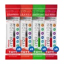 Poudre d'hydratation, 4 saveurs, pack de 24 emballages en poudre d'électrolyte, packs hydratants naturellement aromatisés pour l'eau, électrolytes à action rapide avec vitamines B&C, énergie et récupération