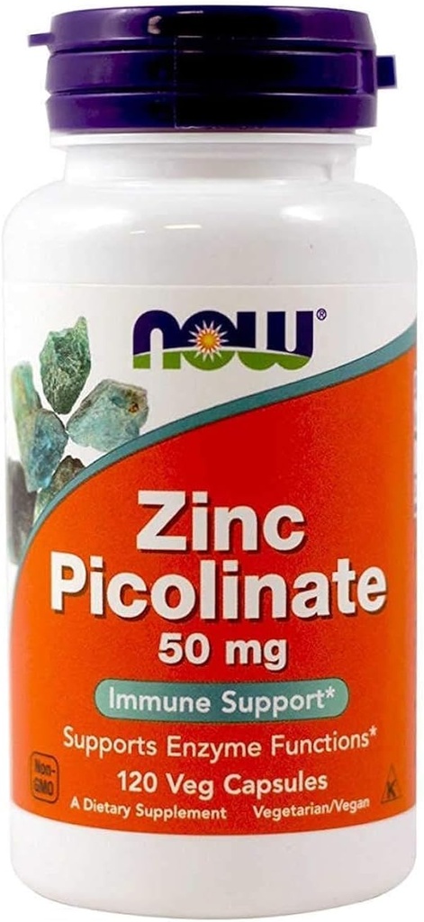 JETZT Lebensmittel - Zink Picolinat 50 mg, 120 Kapseln