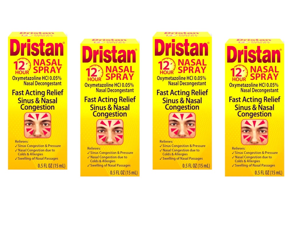 Dristan 12-Hour Nasal Spray 0,50 oz (Pack mit 4)