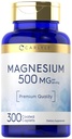 Carlyle Magnesium 500mg | 300 Coated Caplets | Vegetarisch, Non-GMO und glutenfreie Ergänzung