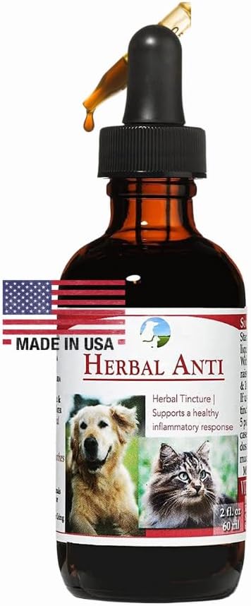 Vitalität Wissenschaft Kräuter-Anti für Katzen und Hunde | Pflanzenbasis | GI Tract + Colon Health Supplement (0.5 oz)
