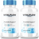 (2 Pack) VitalFlow Capsules, VitalFlow Advanced Prostate Support Formula, Offizielle natürliche Formel zu Regain Control, maximale Stärke Pillen zu unterstützen Wellness, Vital Flow Reviews (120 Kapseln)