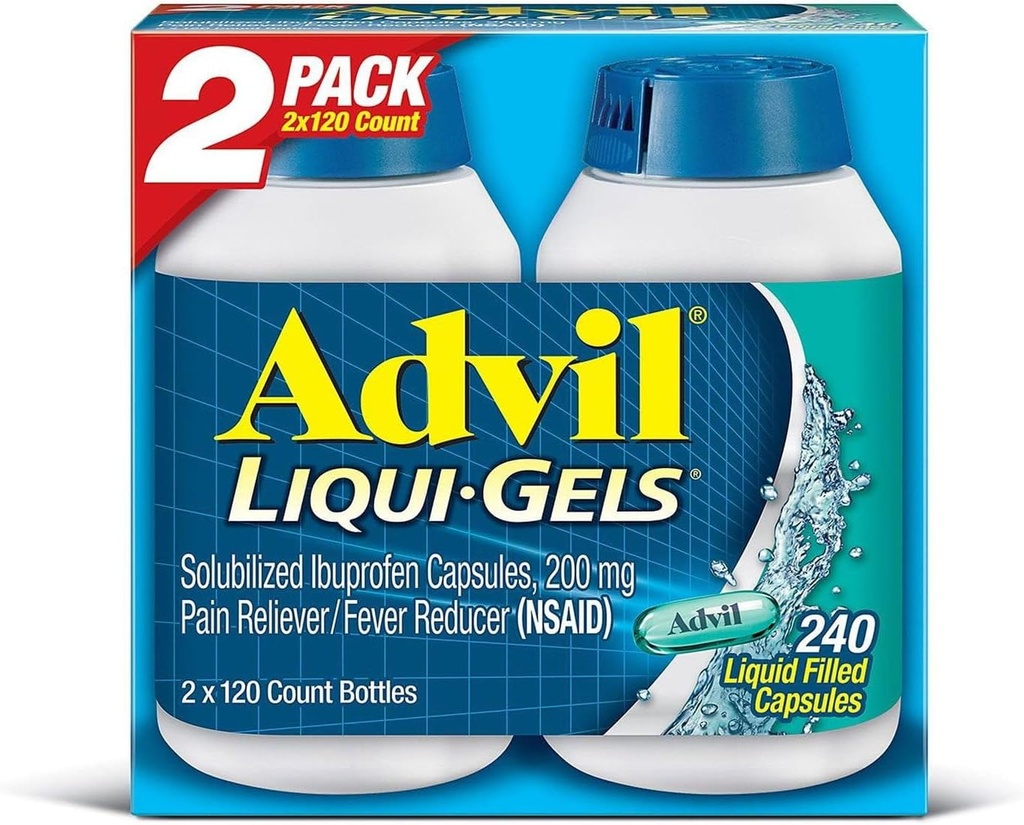 Advil Liqui-Gels (2pk, 120 comte)