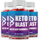 (3 pack) Gummées kéto blast, résistance maximale, Gummée kéto blast originale, formule avancée, alimentation de 3 mois