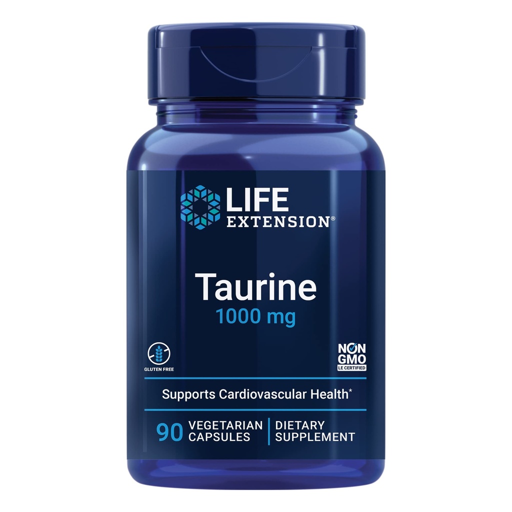 Complexe Super Sélénium Life Extension avec vitamine E et acide amino-taurine - Santé cellulaire, coeur, foie, cerveau, muscle, exercice et longévité