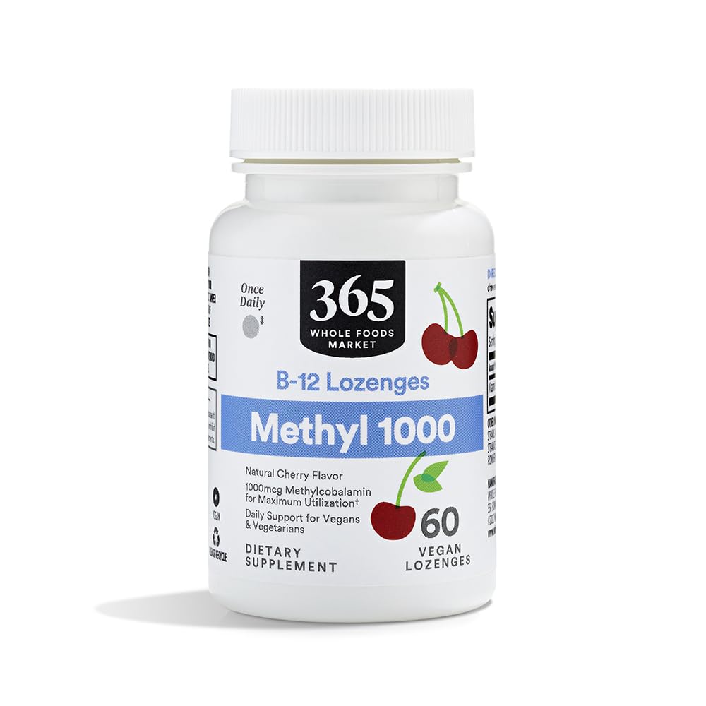 Marché des aliments entiers, méthyl B-12 1000 MCG Cherry Lozenge, 60 CT