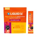 Flüssige I.V.® Hydration Multiplier® +Immune Unterstützung - Wild Berry - Hydration Pulver-Packets | Elektrolyt-Pulver-Getränkmischung | Günstig Single-Serving Sticks | Non-GMO |14 Servierungen (Pack von 12)