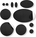 aZengear Repair Patches - Wasserdicht, Selbstklebend, Tear-Cold-Heat-Resistant Nylon Polyester Fix Puffer Coats, Getriebe, Zelte (11 Stück, Solid Black)