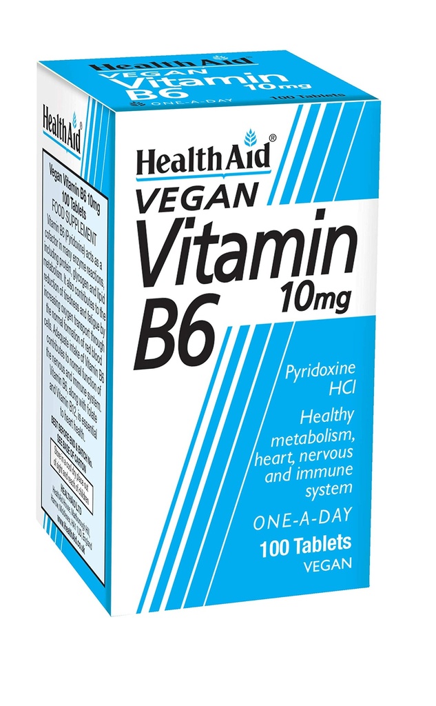 Vitamin B6 (Pyridoxin HCl) 10mg 100 Tabletten