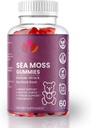 Gummées de mousse de mer biologique avec bladderwrack et racine de dard – Supplément végétalien pour le bien-être général – 60 comte
