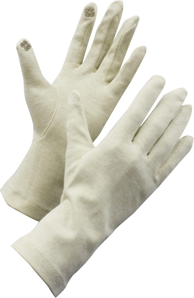 GlovesDEPO Sunblock Gloves Organic Cotton UV Protection Outdoor Indoor Women Dry Sensitive Eczema Hand Care