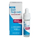 Douleur d'oreille Eosera MD® - 4% gouttes d'oreille Lidocaïne pour un soulagement maximal de la douleur à la force - Traitement de la douleur à action rapide et en numération pour adultes et enfants (12,5 mL)