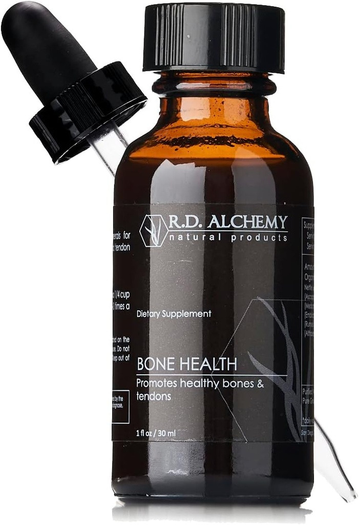 RD Alchemy - 100% Natural & Organic Bone Health Extract - fördert gesunde Knochen und Tendons - Speed Healing Pflanzenbasierte Mineralien und Vitamine für Frakturen und Verletzungen