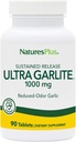 NaturesPlus Ultra Garlite 1000 mg - 90 Tabletten - Reduzierte Knoblauch - Ernährungsunterstützung für frei-Radische Verteidigung & Immungesundheit - Sustained Release - 90 Servierungen