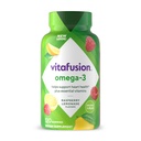Vitafusion Omega-3 Vitamines gommy, Lémonade de Berry, Vitamines de santé cardiaque(1) Avec Omega 3 EPA/DHA et Vitamines A, C, D et E, Amérique