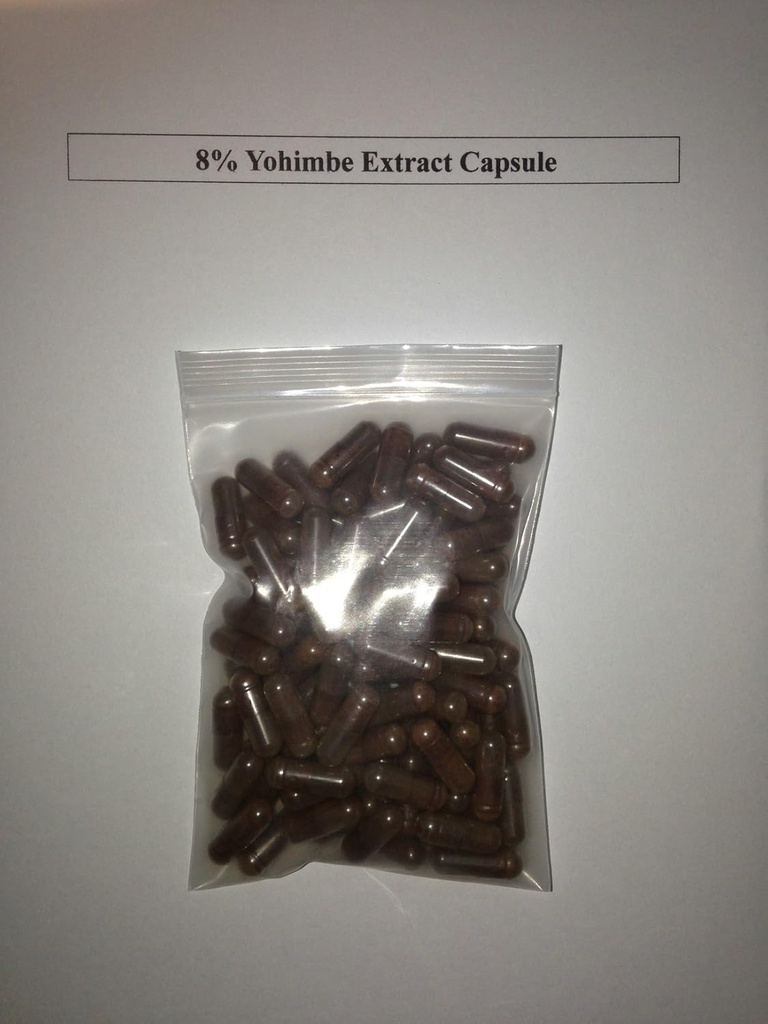 8% Yohimbine Yohimbe Bark Extrakt 400 mg x 1000 Kapseln/aphrodine