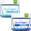 Mon aventure pour s'adapter à la poudre d'électrolytes d'hydratation rafraîchissante avec Zero Sugar, Bundle, Blue Raspberry & Sour Blue Saveurs
