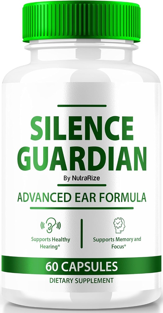 Silence Guardian - Advanced Ear Formula, Offizielle Formel für 360-Hör-Unterstützung, Alle natürlichen Inhaltsstoffe zu halten Auditory Health, SilenceGuardian Review (60 Kapseln)