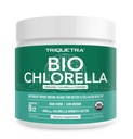 Organisches Chlorella-Pulver – Raw & Sun-Grown – Nährstoff-Dense Green Algae mit CGF (Chlorella Growth Factor), unterstützt insgesamt Wohlbefinden und Vitalität – Vegan-Friendly – 75 Portionen (225g)