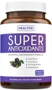 Super Antioxidantien Ergänzung für Frauen und Männer - High Potency Herbal & Fruit Blend mit Acai, Goji, Granatapfel, Elderberry & Resveratrol für Hautpflege & Immununterstützung - Vegan & Non-GMO - 60 Kapseln