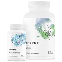 THORNE - Relax & Detox Bundle - PharmaGABA und Glycine Combo für Stress und Entgiftung - 60 bis 125 Servierungen