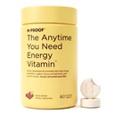 H-PROOF The Anytime You Need Energy Vitamin for Sustained Energy, Focus & Alertness with Jitter-Free Caffeine, 60 Chewable Energy Supplements (30 Servierungen), Mixed Berry