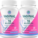 Vaginal Probiotics, 70 Billion CFU 13 Strains Probiotics für Frauen, mit Prebiotic & D-Mannose, Womens Probiotic for Vaginal Health, Urinary, pH Balance, Immun & Digestive, 120 Kapseln