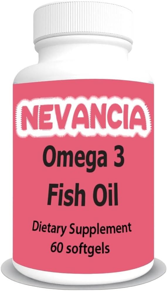 Omega-3 Fischöl hoch in DHA & EPA, 1200 mg Omega-3, Ultra Potent, fördert Herz- und Hirngesundheit, natürliche Zitronengeschmack, 60 Softgels