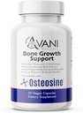 Avani Health – Osteosine Knochenwachstumsunterstützung - Erhöhung der Knochen-Calcium-Level und Knochenfestigkeit - Verbesserte Absorption mit BioPerine und AstraGin - Glutenfreie Knochenergänzung - 30 Vegan Kapseln