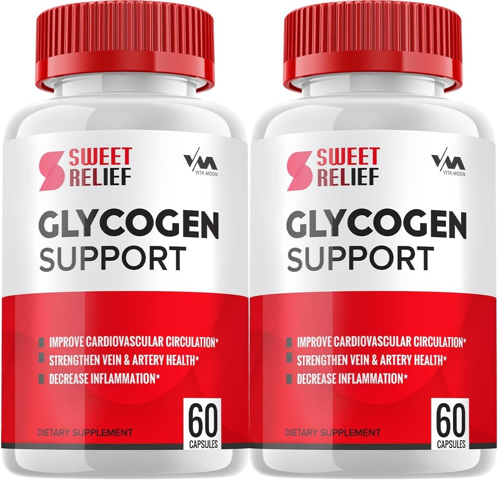 (2 Pack) SweetRelief Glycogen – Sweet Relief Capsule Cleaner, SweetRelief Pills, Advanced Formula for Overall Wellness, Sweet Relief Glycogen Bewertungen, 120 Kapseln