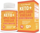 Rein optimaler Keto + ACV Kapseln mit BHB - Unterstützt Energie, Sauberkeit und Verdauungsgesundheit - Erweiterte Keto-Ergänzung für einen ausgewogenen Lebensstil - 90 Kapseln