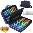 Mensuel Pill Organizer Box 2 fois par jour, Mensuel Pill Box AM PM avec 32 boîte de poche quotidienne, boîte à pilules Traval avec cas dur portable, extra grande boîte de médecine tient vitamine, huile de foie de morue et supplément