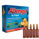 Vitamines liquides orales avec A, C, D, E, Zinc, miel d'abeille, propolis et extraits botaniques - Arôme d'orange naturel - 5 ampoules de supplément de soutien immunitaire (0,85 fl oz / 25 ml)