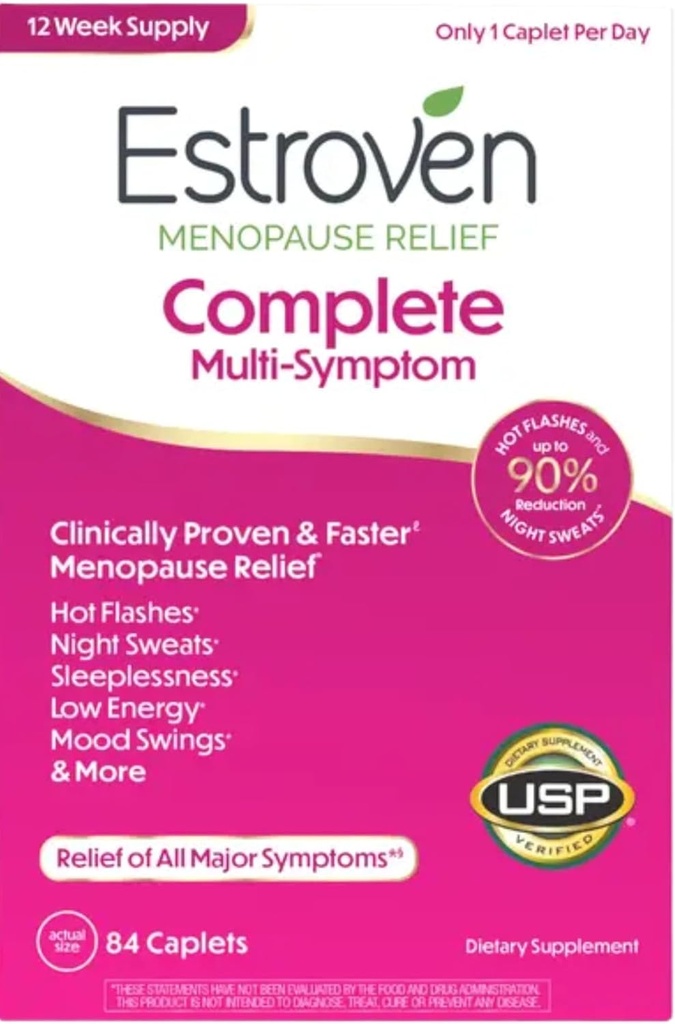 Pack de valeur - Supplément de ménopause multisymptôme complet pour les femmes, 84 Ct.