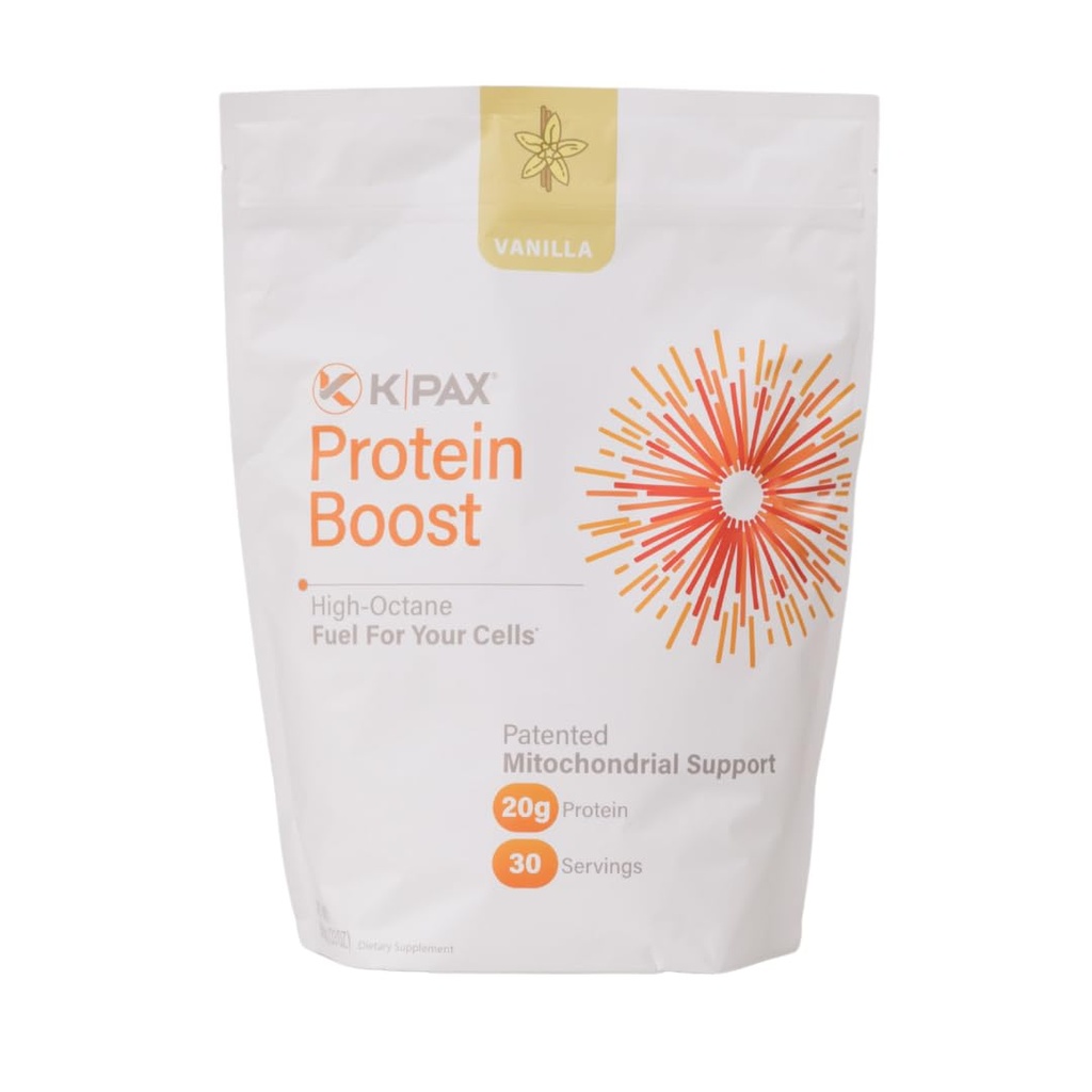 K* PAX KPAX Immune Protein Blend, Mitochondrial Support Formula + Green Superfood und Probiotics Vanilla 2 -Pound
