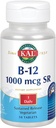 KAL B-12 1000 mcg Sustained Release | Gesunde Stoffwechsel, Energie, Nerve & Red Blood Cell Support | Vegetarian | Lab Verifiziert | 50 Tabletten