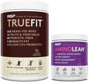 RSP NUTRITION Vegan AminoLean Pre Workout Energy (Acai 25 Servings) mit TrueFit Protein Powder (Chocolate 2 LB)