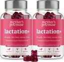 Promesse de la mère Supplément d'allaitement Gommies pour la production de lait maternel Augmentation de l'allaitement postnatal Soutien pour l'allaitement, les soins infirmiers et l'allaitement avec Fenugreek, Moringa et Thistle de lait