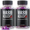 (2 Pack) VasoManix Gummies, Vaso Manix Classic Male Supplement, All Natural Formula for Men, Premium Gummy zur Unterstützung von Leistung, Vertrauen und Gesundheit, Offizielle Bewertungen (120 Gummies)