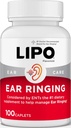 Lipo-Flavonoid Plus Tinnitus Relief - Doctor-Recommended for Ringing Ears - Klinisch-Proven Lemon Bioflavonoid Complex mit Vitaminen C, B1, B2, B6, B12, & Calcium - 100 Caplets