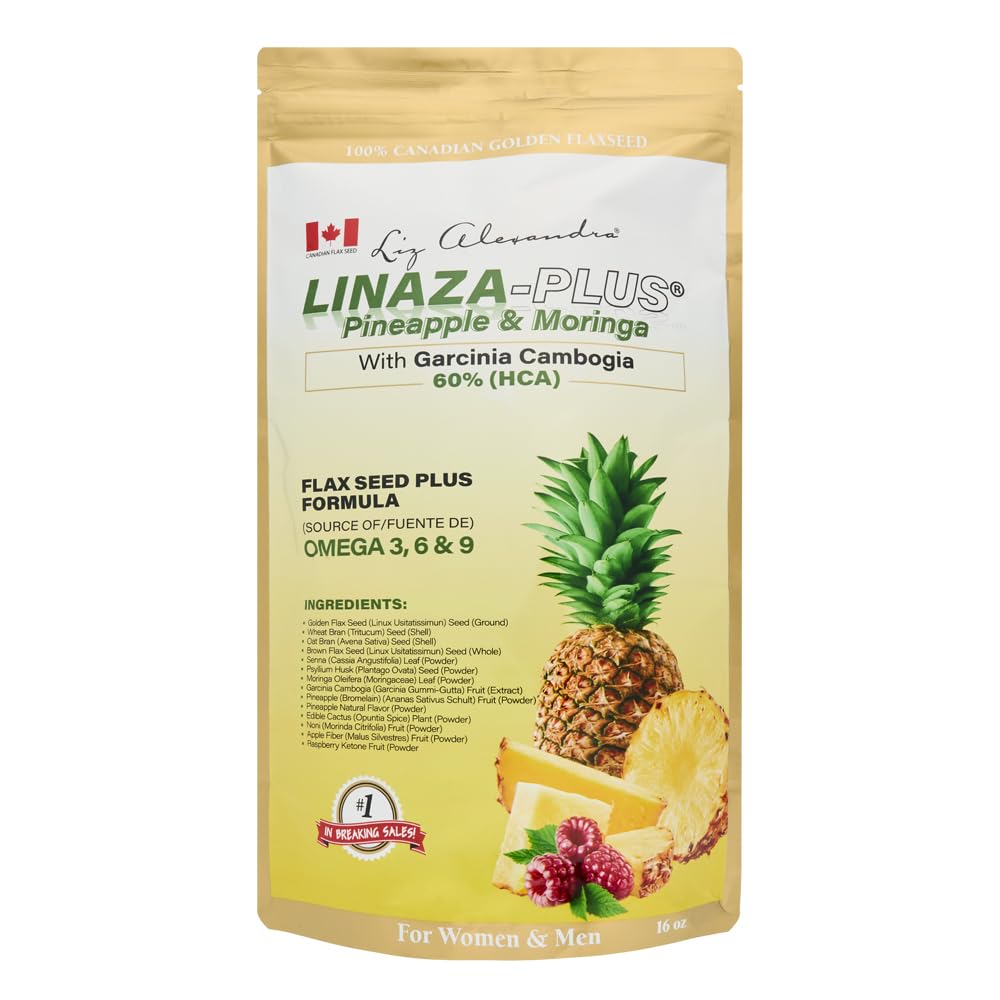 Liz A. Linaza Plus avec Ananas, Moringa & Garcinia Cambogia -16oz