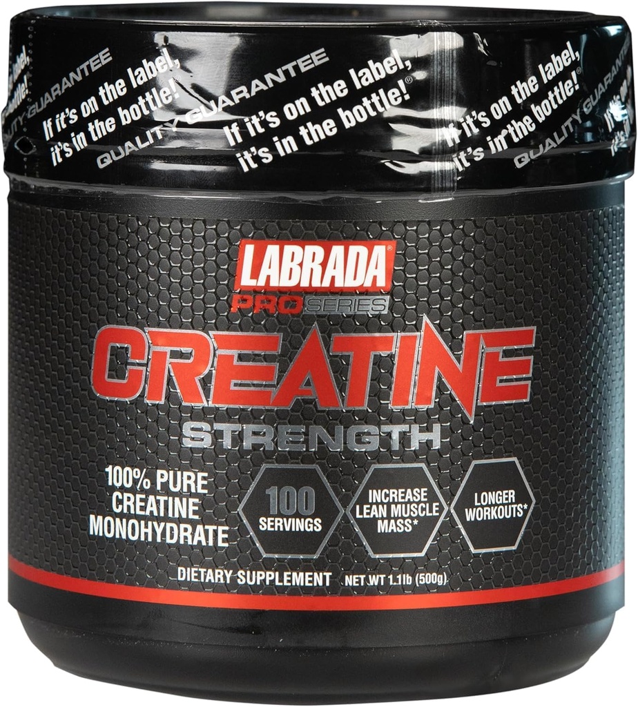 Labrada Pro Serie Kreatinstärke, 100 Portionen, 500 Gramm