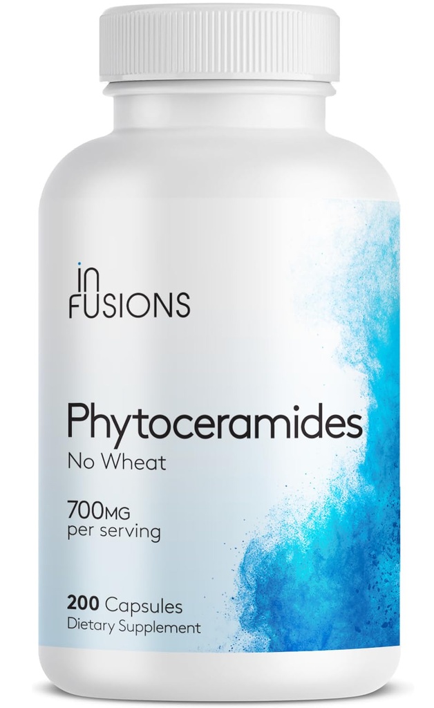 Phytoceramide 200 Kapseln Haut-Reparatur-Verjüngung Anti-Aging-Unterstützung Pflanzen-erzeugte Ceramide 700mg Gluten Free Non-GMO