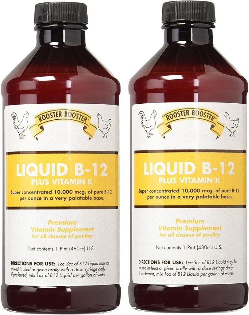 Hahn Booster (2 Packung) B-12 Flüssigkeit, 16-Ounce
