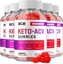(5 Pack) Ace Keto ACV Gummies - Advanced Formula Ace Keto Plus ACV Gummies Apple Cider Essig ACV, Gewichtsverlust, Nahrungsergänzungsmittel Bewertungen Männer Frauen (300 Gummies)