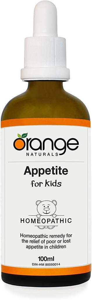 Orange Naturals Homeopathic Appetite for Kids, 3.38 Fluid Ounce