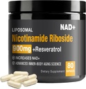NAD+ Supplement - NAD+ Booster für Erwachsene 900mg mit Nicotinamid Riboside (NR) und Resveratrol Quercetin USA-063-0911XL-141NAD