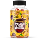 70 Haargummis Biotin 6000mcg Collagen Silicon PABA & Multivitamine | Haar Haut und Nägel Vitamine Gamma für Frauen | B Complex Folic Acid 400mcg Vitamin A C D E & Zink für Haarwachstum | Pektin-basiert