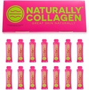Premium Hydrolysed Liquid Marine Collagen Supplement - 8000mg Collagen pro Sachet Plus 180mg VIT C - Natürliche Tropische Frucht Geschmack - 14 Beutel pro Box