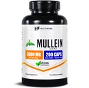 Healthfare Mullein Blatt Extrakt 3000mg | 200 Vegan Kapseln | Extra Stärke Kräuterergänzung | Unterstützt Wellness & Balance | Non-GMO, Gluten-Free | Made in USA